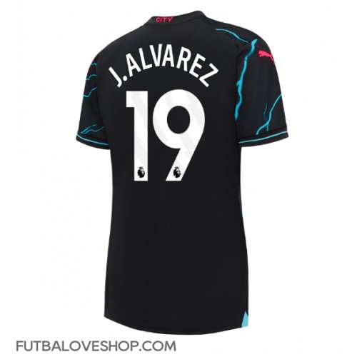 Dres Manchester City Julian Alvarez #19 Tretina pre Ženy 2023-24 Krátky Rukáv